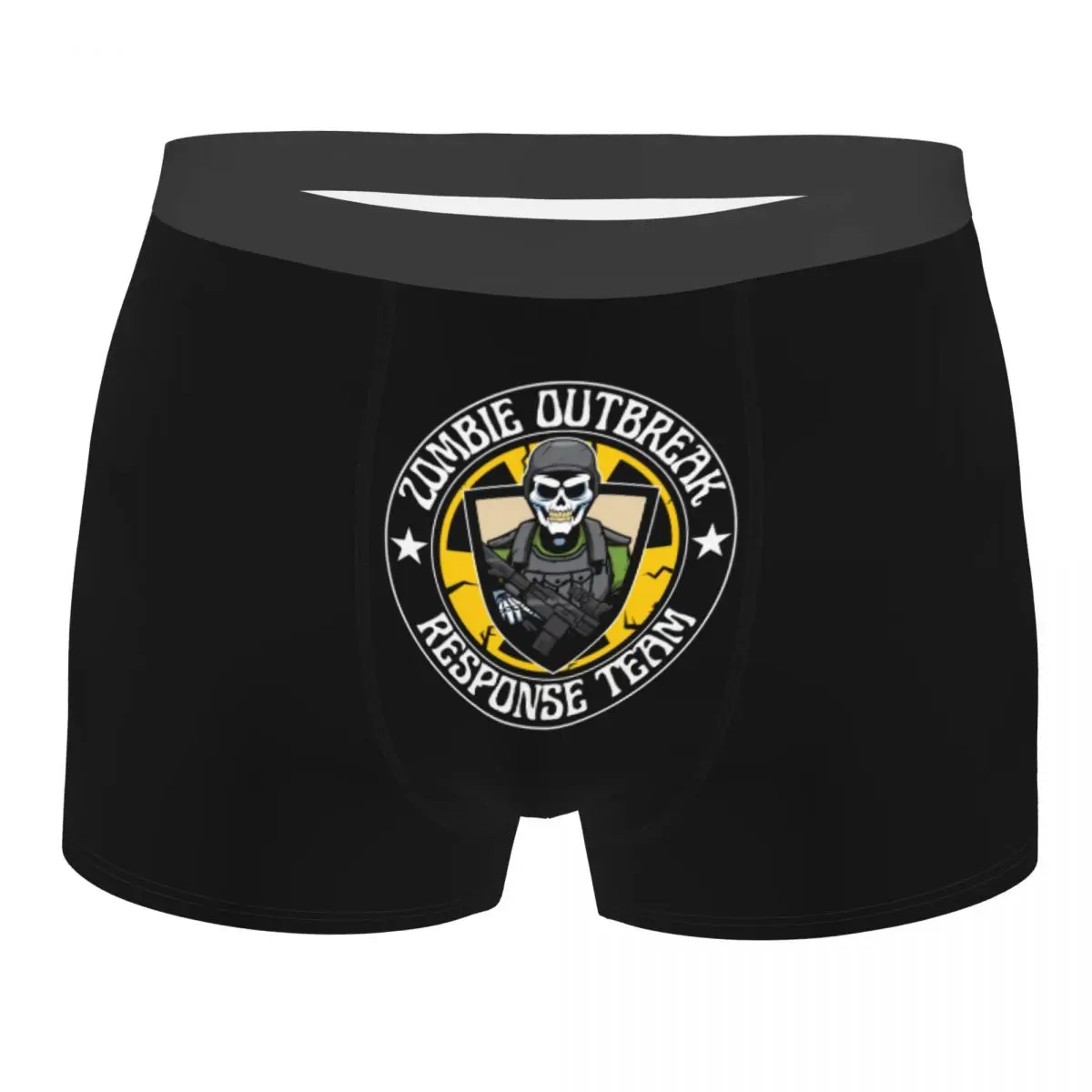 

Custom Zombie Outbreak Response Team Underwear Men Stretch Boxer Briefs Shorts Panties Soft Underpants For Male