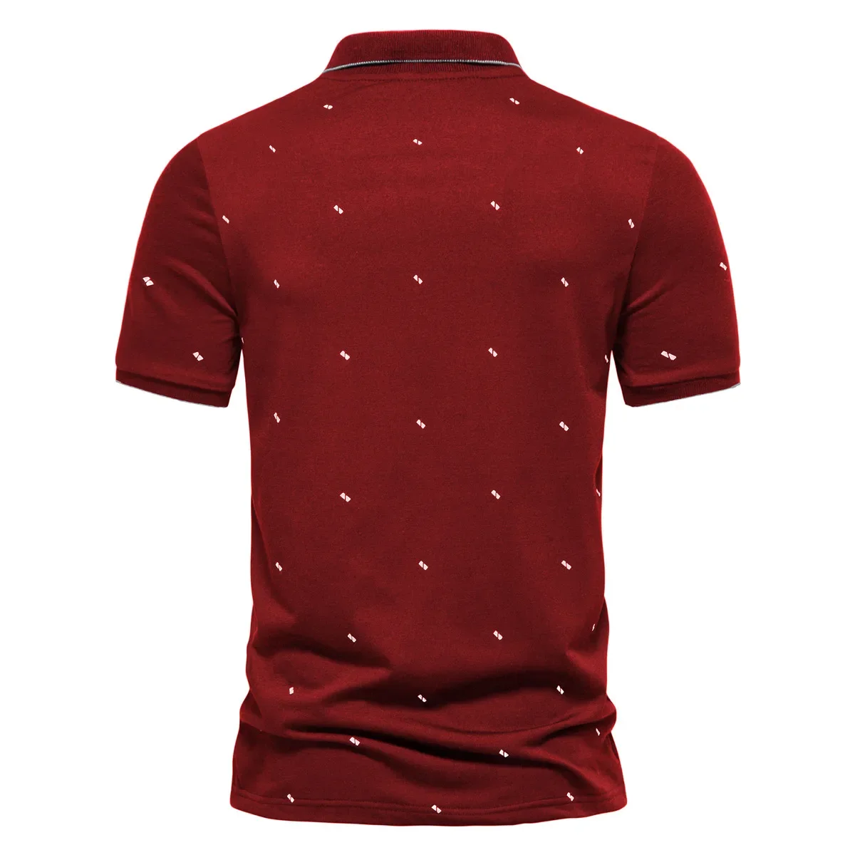 New Summer Men\'s Polo T-shirt High Quality Printed Leisure Sport Breathable Fashion T-shirts