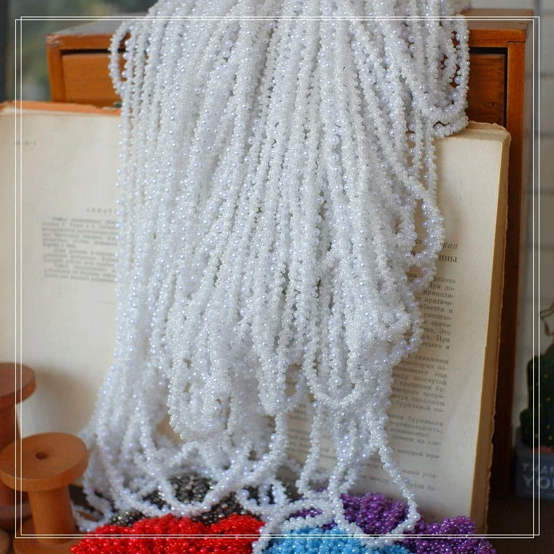 Lace Belt Decoration Pearl Materials 3meter Price Lace Beaded Accessories Hand