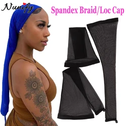 IQUE dex Braid/Loc Cap for Bun, Black Stocking, Intervalles for Topvétérans t, Hair Sleeve, Protective Long, Locks and Weaves, 70cm