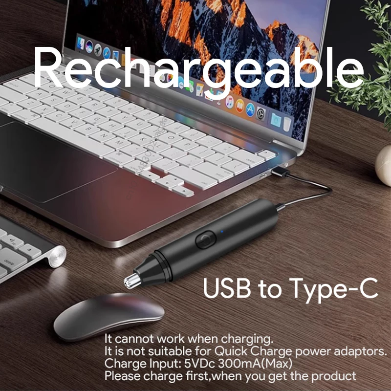 NEW Electric Nose Hair Trimmer Ear Hair Trimmer Eye-brow shaping Professional Safe Painless Portable For Business Trip And Home