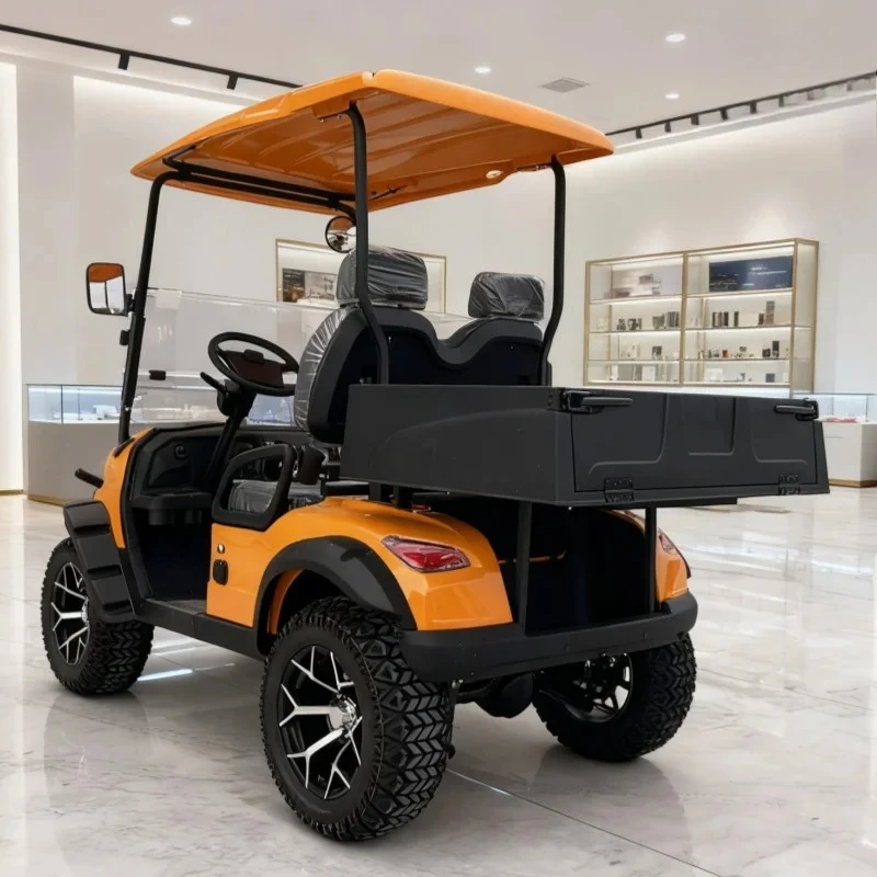 

new Introducing The All-New Right-Hand Drive Electric Golf Cart A Van Equipped，A 4kW Motor And A Hunting Multi-Purpose Trolley