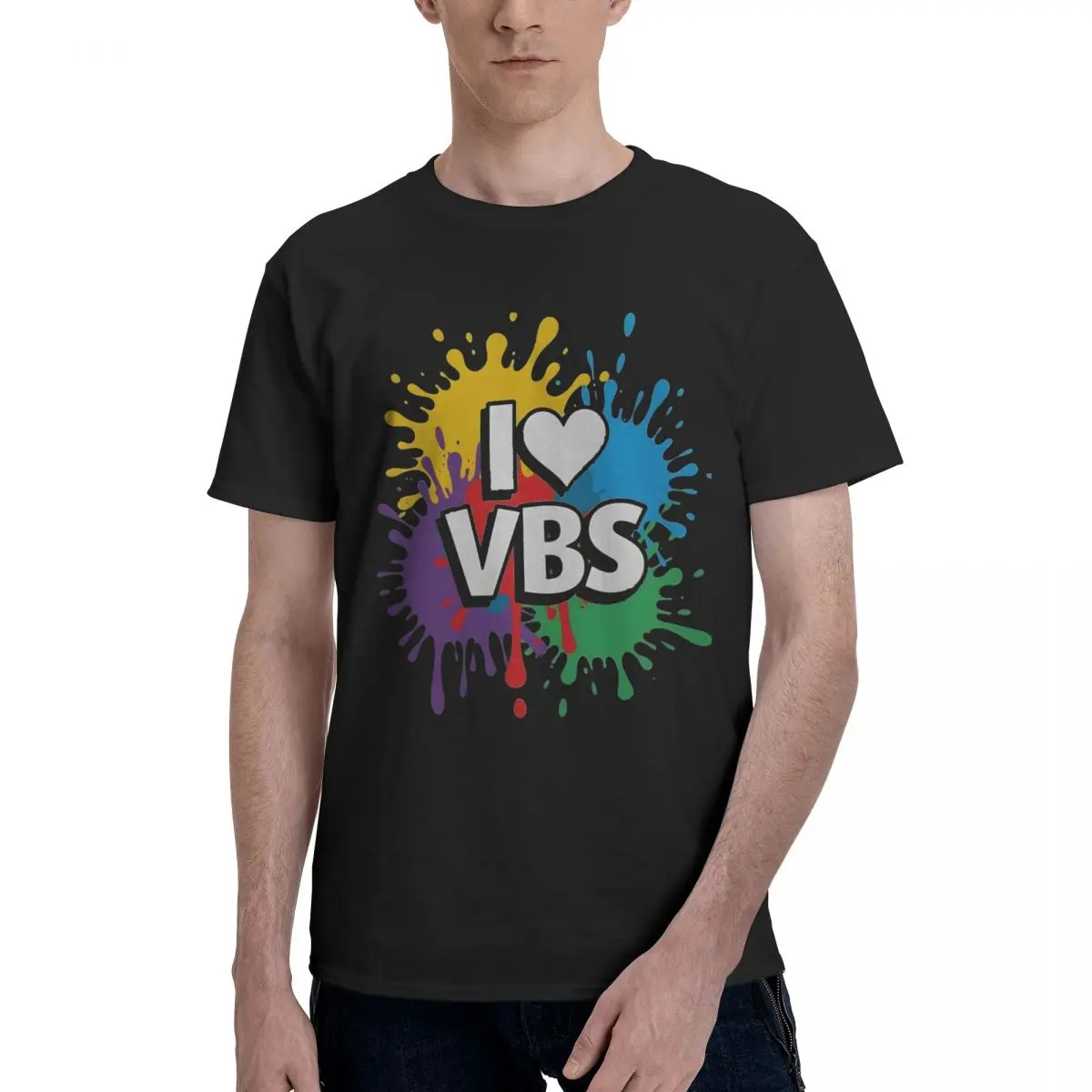 Movement Colorful VBS Splash Design Tshirt Champion Creative Vintage Home USA Size