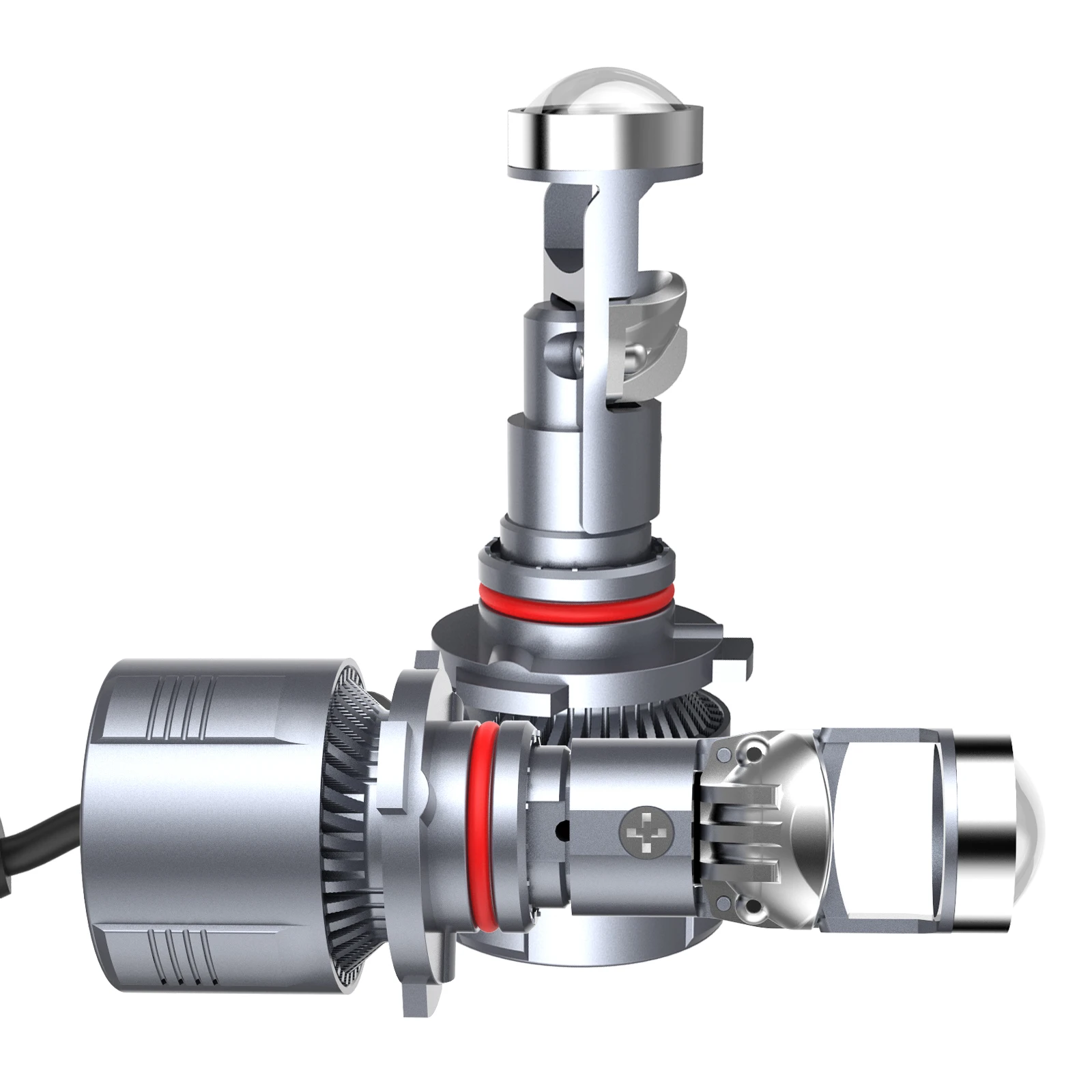 

HB3/9005 HB4/9006 Комплект светодиодных ламп для фар HIR2/9012 — мини-проектор 113 Вт, 11300 лм, CANBUS, белый 6000 К, дальний/ближний свет