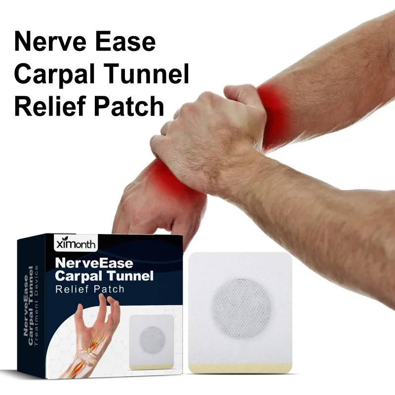 Nerve Ease Carpal Tunnel Relief Patch Treat Finger Joint Stiff Pain Tendon Sheath Muscle Bone Strain Arthritis Sore Body Care