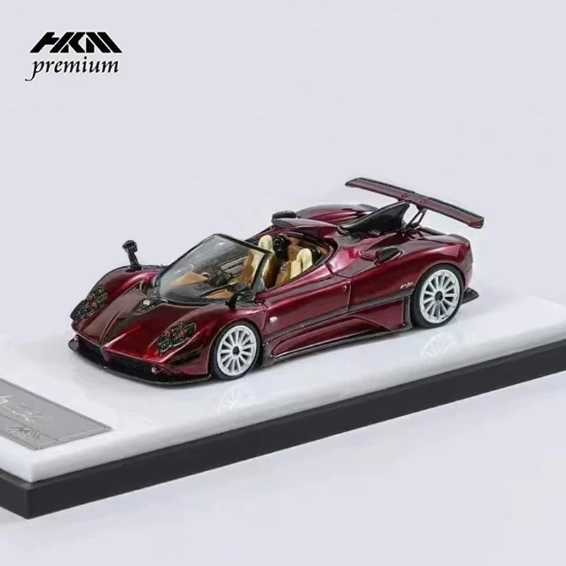 

Предпродажа HKM 1:64 Zonda 760 Roadster 2022, литая под давлением диорама, коллекция моделей автомобилей, миниатюрные игрушки