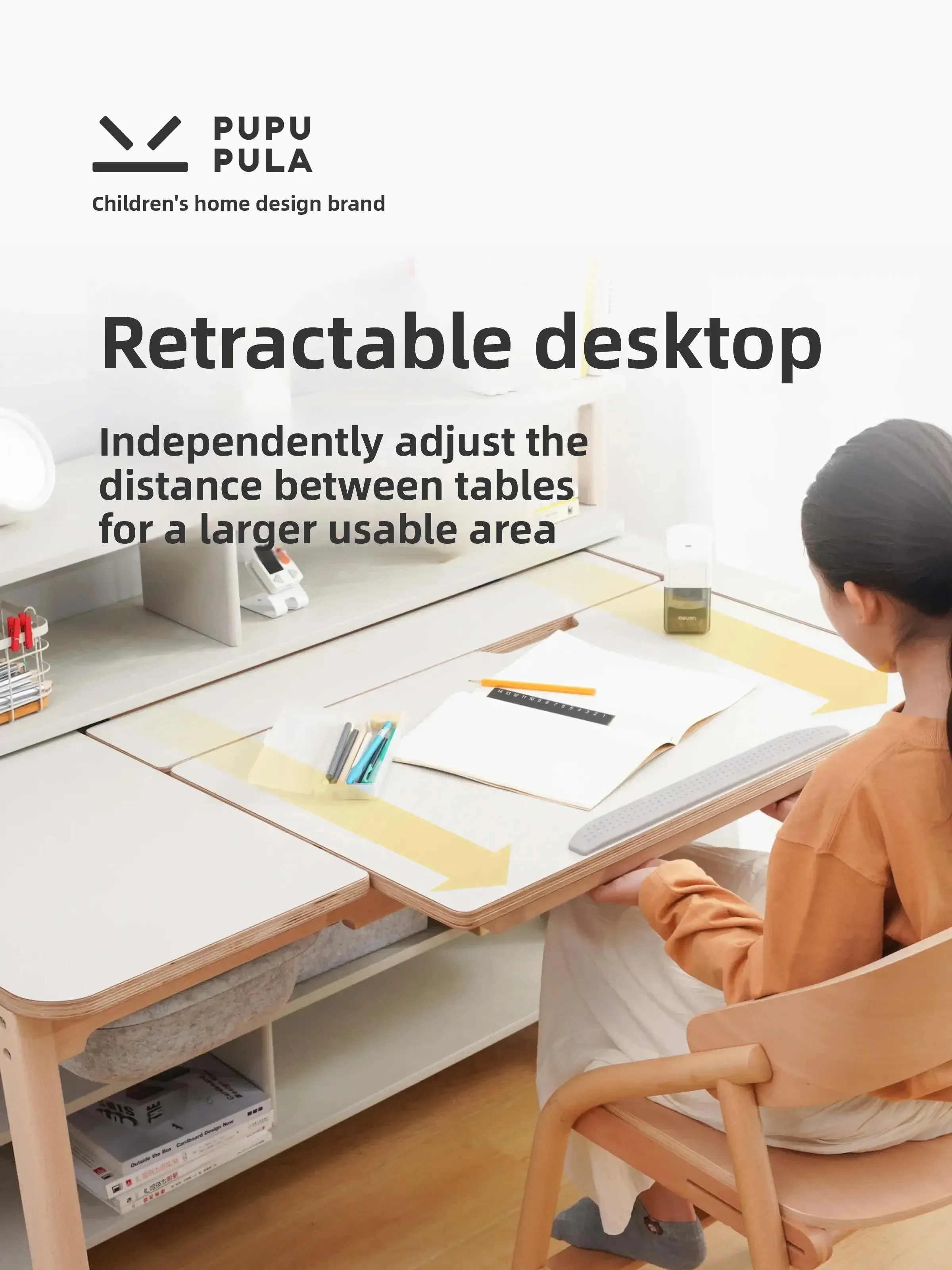 b217 Study Table Children's Integrated Bookcase Storage Household Writing Simple Table and Chair