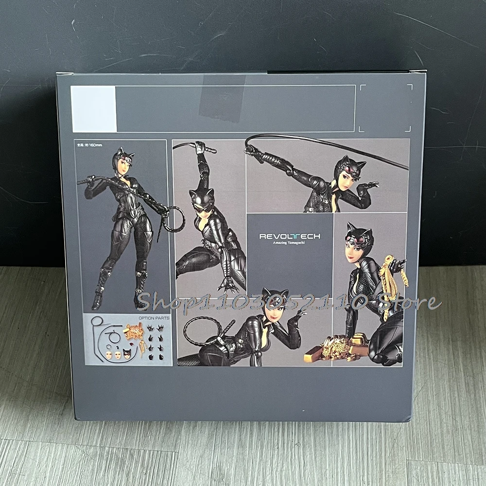 Revoltech Catwoman Action Figure Kaiyodo Amazing Yamaguchi Selina Kyle Anti-hero Collection Doll PVC Movable Model Toys