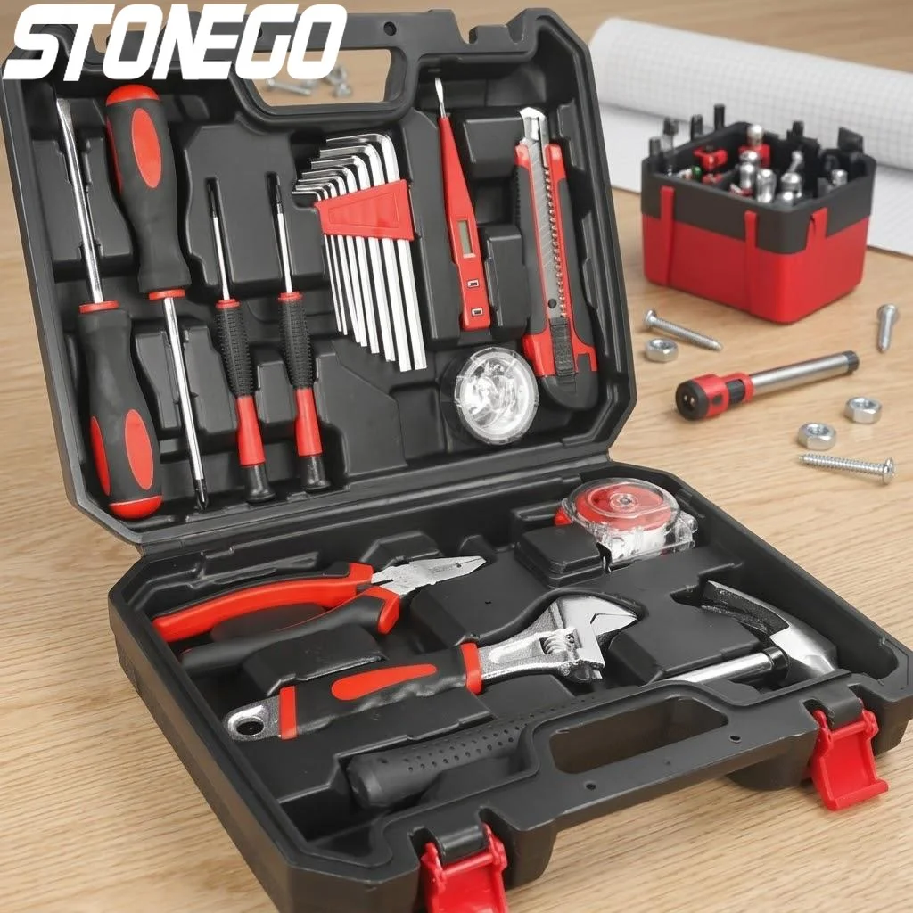 

108Pcs Tool Set Combination Screwdriver Wrench Auto Repair Household Use Handy Toolbox Mechanic Essential