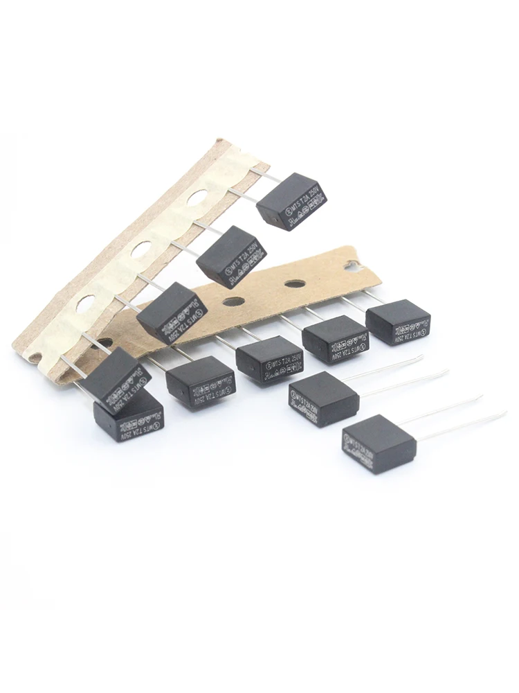 Square TMS Series Time-Lag Radial Lead Micro Fuse 8x4x7mm 1.25A 1.6A 2A 2.5A 3.15A 4A 5A 6.3A 8A 10A 12A 15A 16A 20A 350V