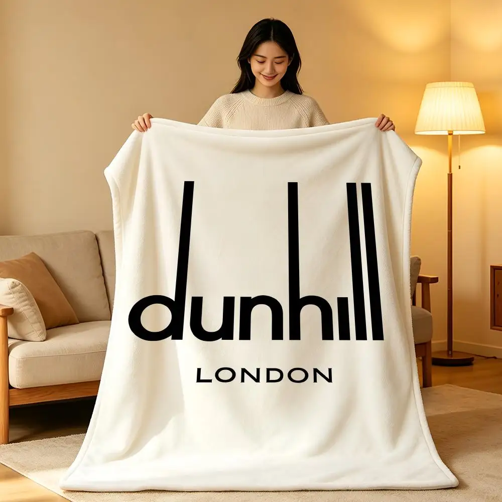 Manta de Felpa Corta de Alta Densidad Marca D-DUNHILL, Suave y Agradable al Tacto, Ideal para Siesta en el Sofá o Habitaciones con Aire Acondicionado