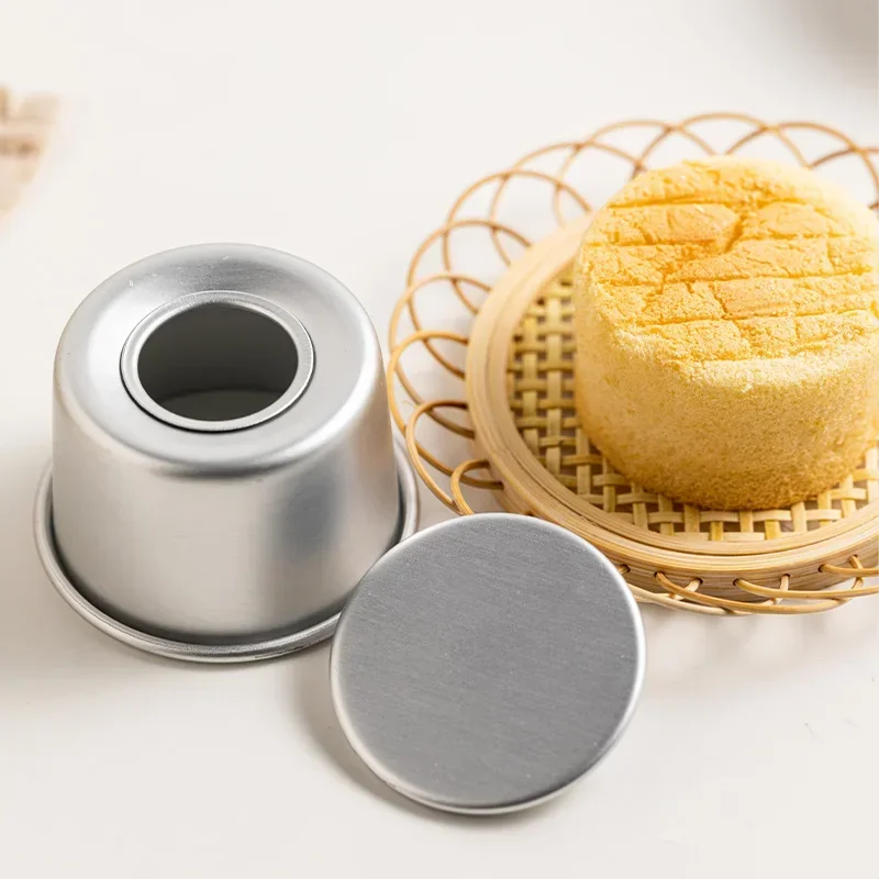 5PCS Mini Cake Mold Removable Non-stick Round DIY Cake Muffin Baking Mold Mould Tool Set Cup Cake Tin Bakewares