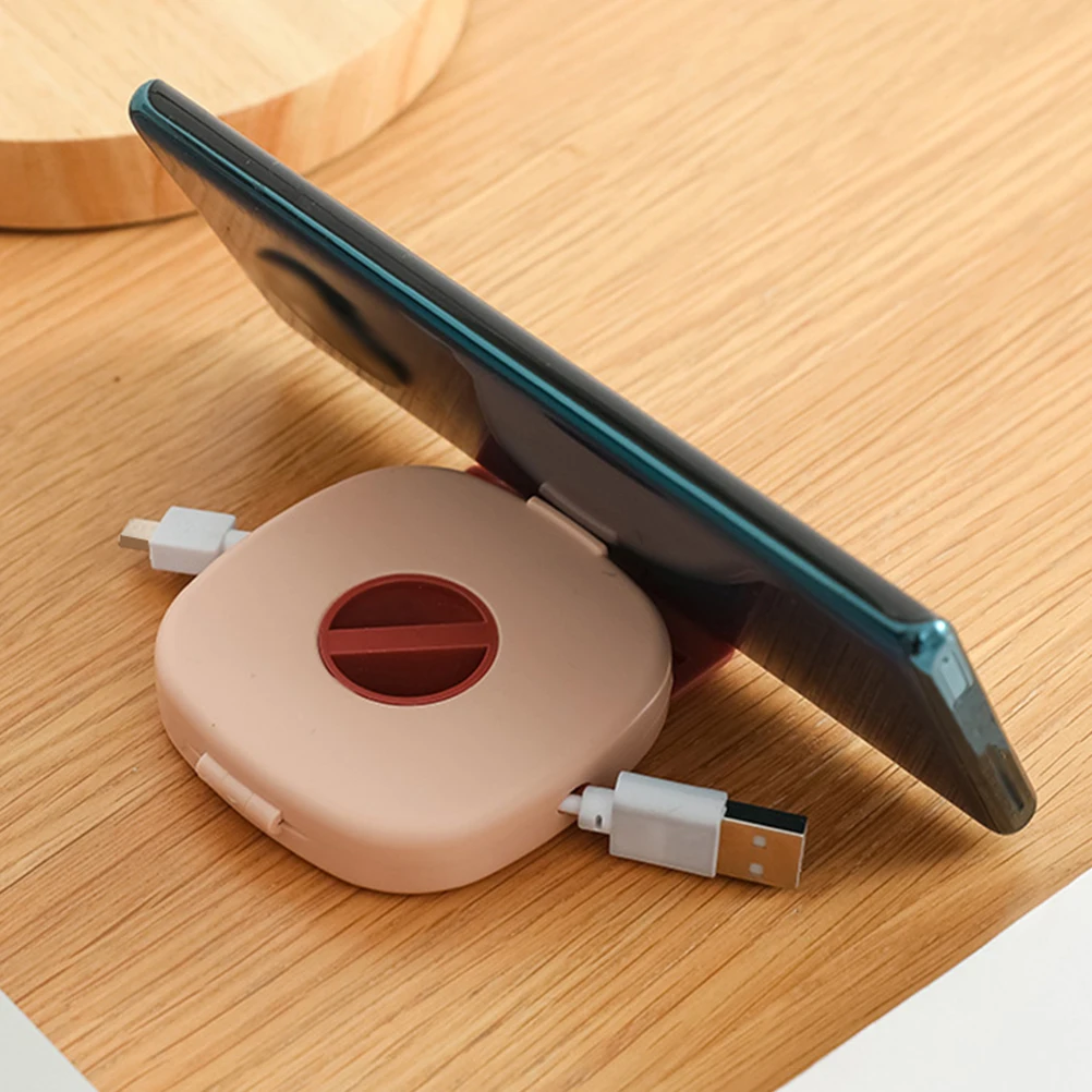 

4 Pcs Cable Management Box Data Storage Organizer ABS Winder Cord Case Headphone USB Small Size Lightweight Travel Friendly Gift