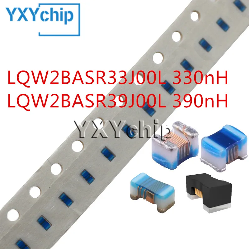 20pcs Lqw2basr33j00l Lqw2basr39j00l Smd Wirewound Inductor 0805 330nh 390nh 0.33uh 0.39uh 5% 2012 Rf High Frequency Inductance