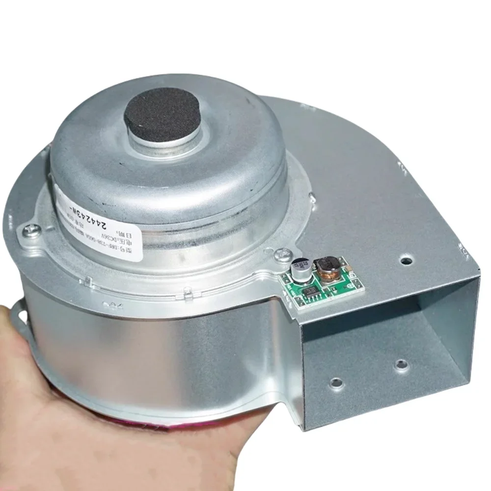 DC brushless motor blower 35W high air volume 12V24V36V metal turbine blower