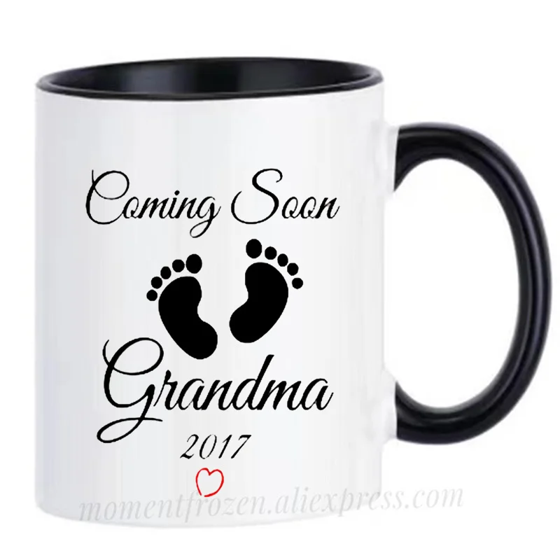 Customized Year Grandma Mugs Nana Cups Grandpa Coffee Mugen Grandparent Gifts Grandmother Drinkware Papa Grandfather Coffeeware