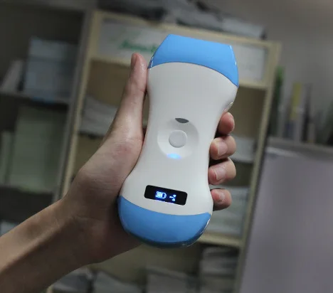 Microconvex Wireless Mini Ultrasound Scanner Double head with linear and curve type