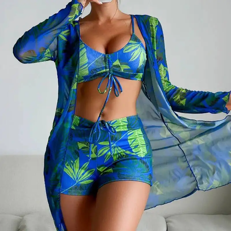 

Summer Sexy Bikinis Female Swimsuits Women Three-Piece Swimwear Beach Swim Wear Bathing Suits Brazilian Bikini Set Pool Bather