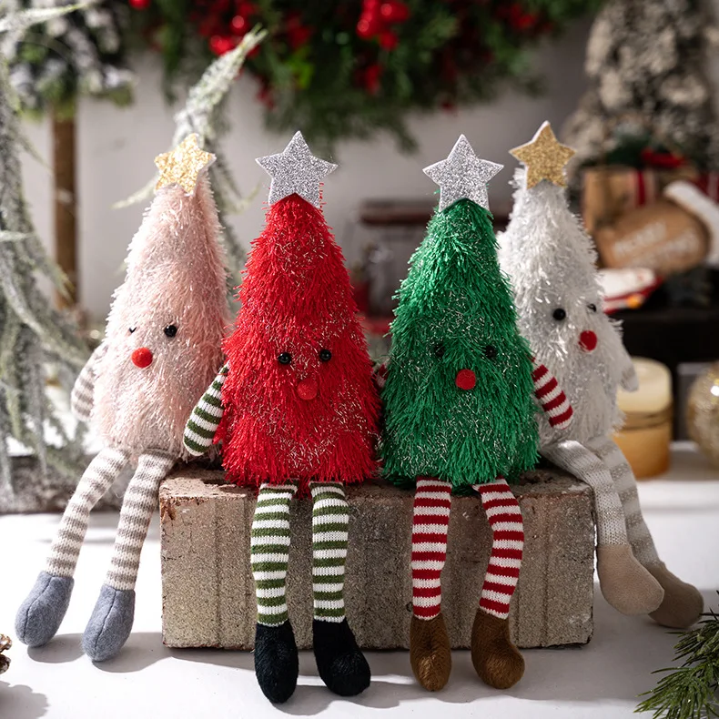 

Christmas Decoration Doll Cute Plush Christmas Tree Doll New Year Party Gift