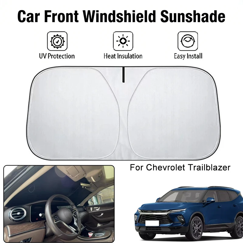 

Foldable Car Windshield Sun Shade UV Block Heat Insulation For Chevrolet Trailblazer Interior Protection Accessories