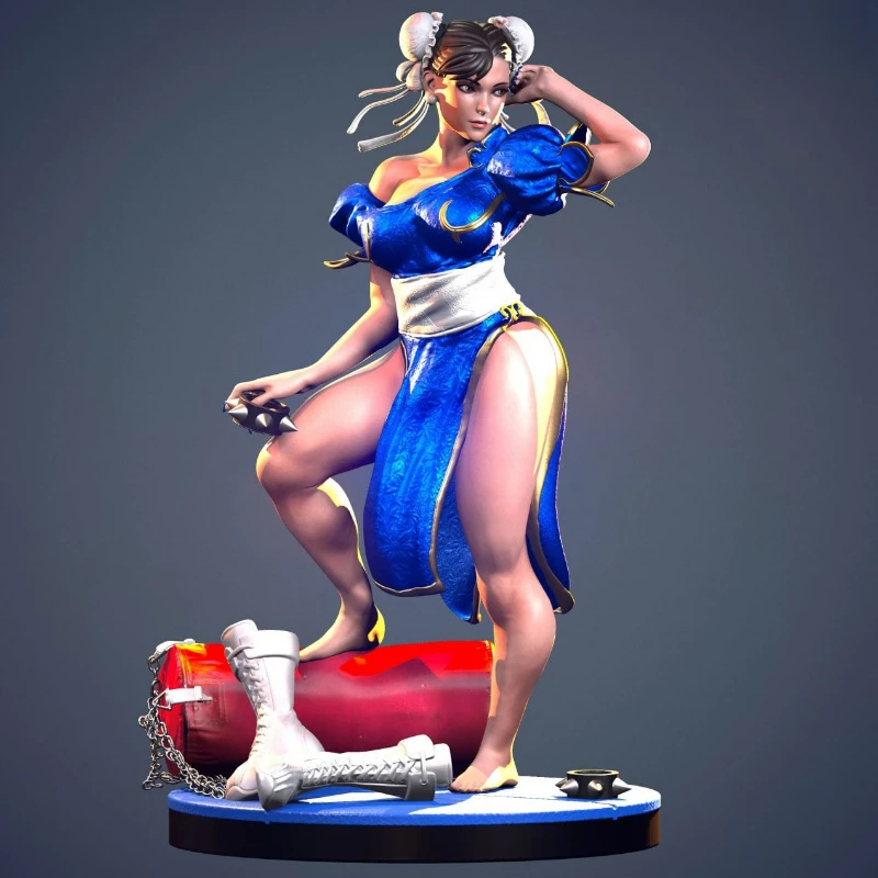 

Набор моделей фигурок из смолы Chun-Li, масштаб 1/24, разобранные и неокрашенные игрушки
