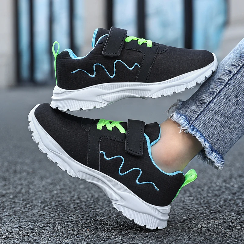 

Classic Fashion Breathable Soft School Casual Shoes Walking Shoes Kids Sports Shoes Children Anti-skid Running Shoes for Boys