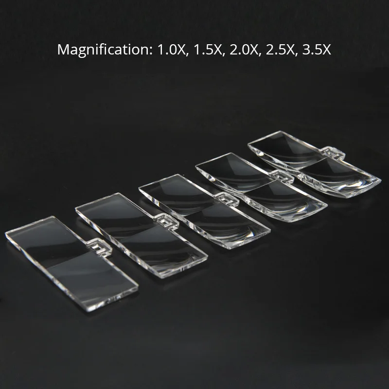 

1.0X 1.5X 2.0X 2.5X 3.5X Loupe Lentes Optical PMMA Plastic Lenses Magnifying Glass Lens Headband Glasses Magnifier Accessories