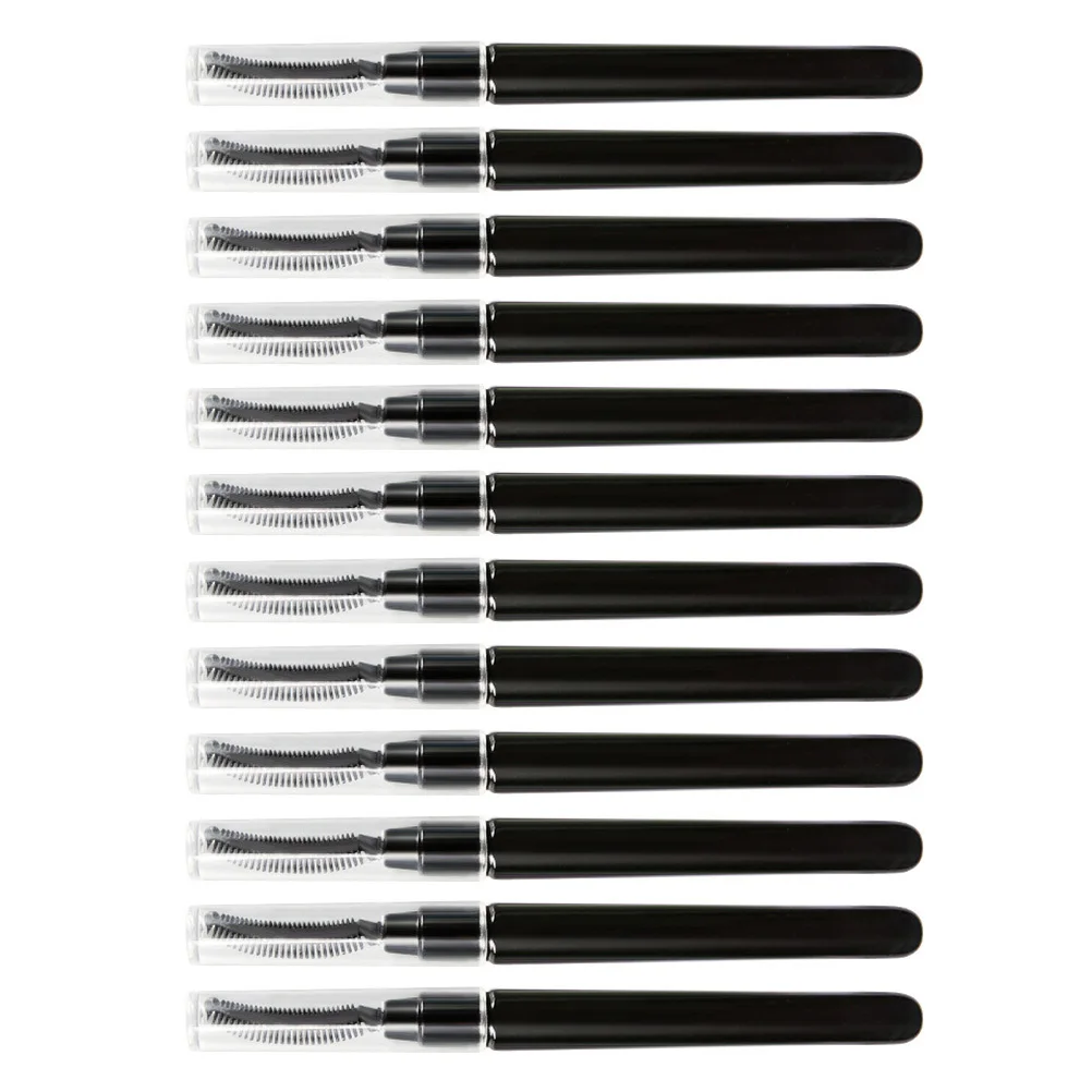 

12Pcs Makeup Eyelash Combs Fine Craftsmanship Reusable Lash Grooming Tool Lightweight Convenient for Travel Personal Care