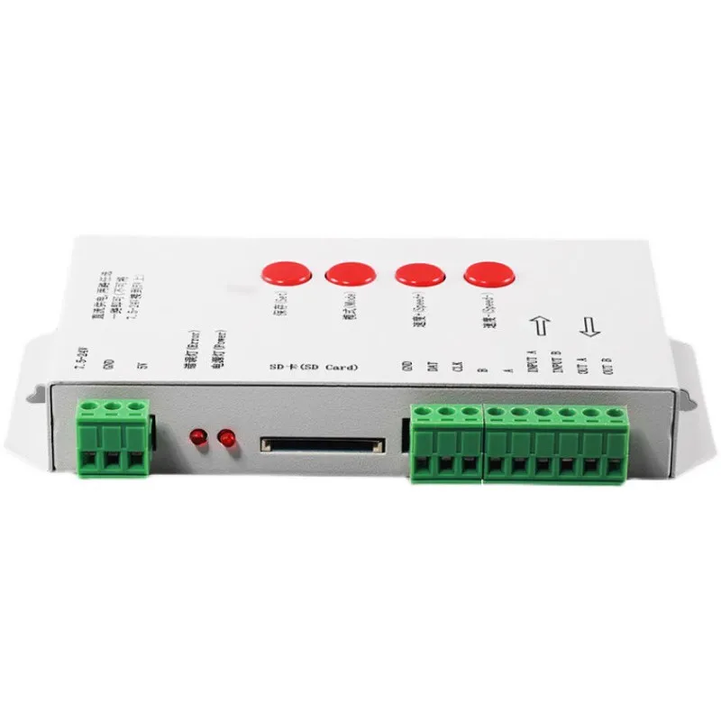 T1000S Scheda SD Controller LED RGB 2048 Pixel Per WS2801 WS2811 WS2812B LPD6803 2048 Luce di Striscia LED DC5 ~ 24V