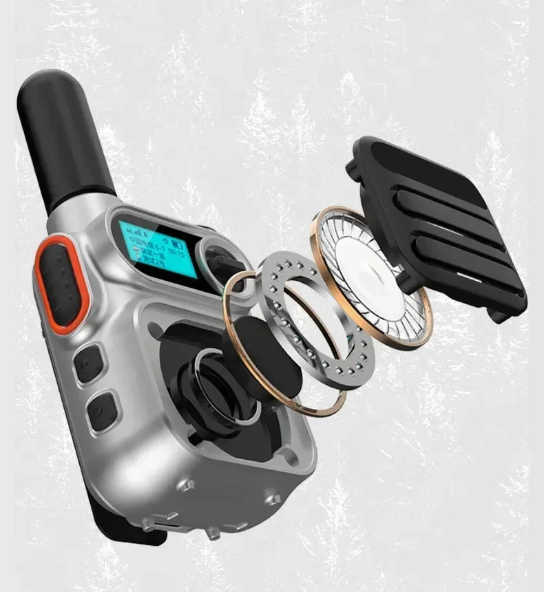 Global public network 4G walkie-talkie Handheld two-way mini walkie-talkie with flashlight unlimited distance of 5000 km