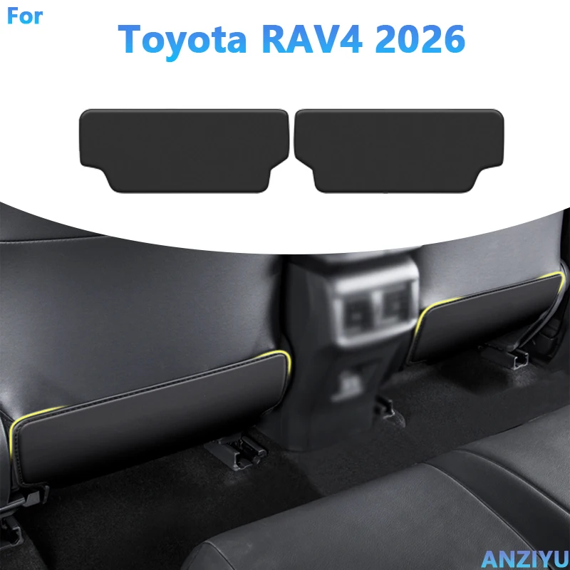 Protetor de Assento Automotivo Anti-Chute para Toyota RAV4 2026 - Capa de Proteção em Couro Microfibra para Encosto de Banco - Acessórios