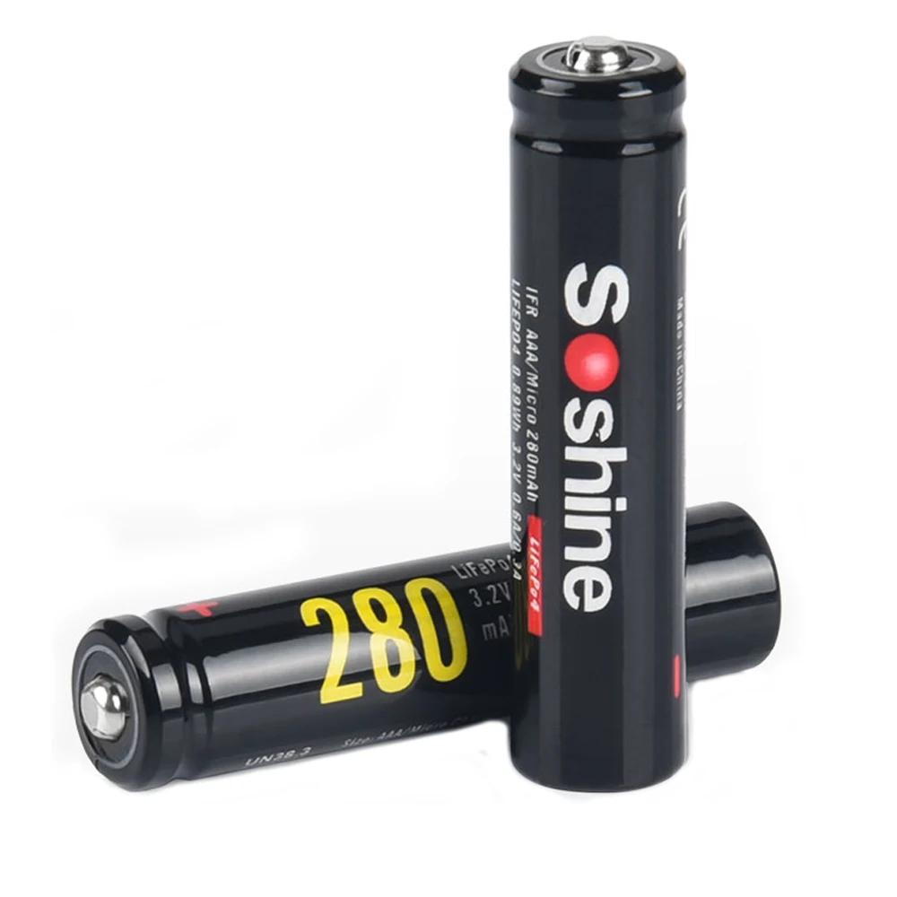 Soshine 3.2V LiFePo4 Rechargeable Battery for 18650 1800mah 14500 700mah CR123 550mah CR2 300mah 32700 6000mah 26650 10440 view 3