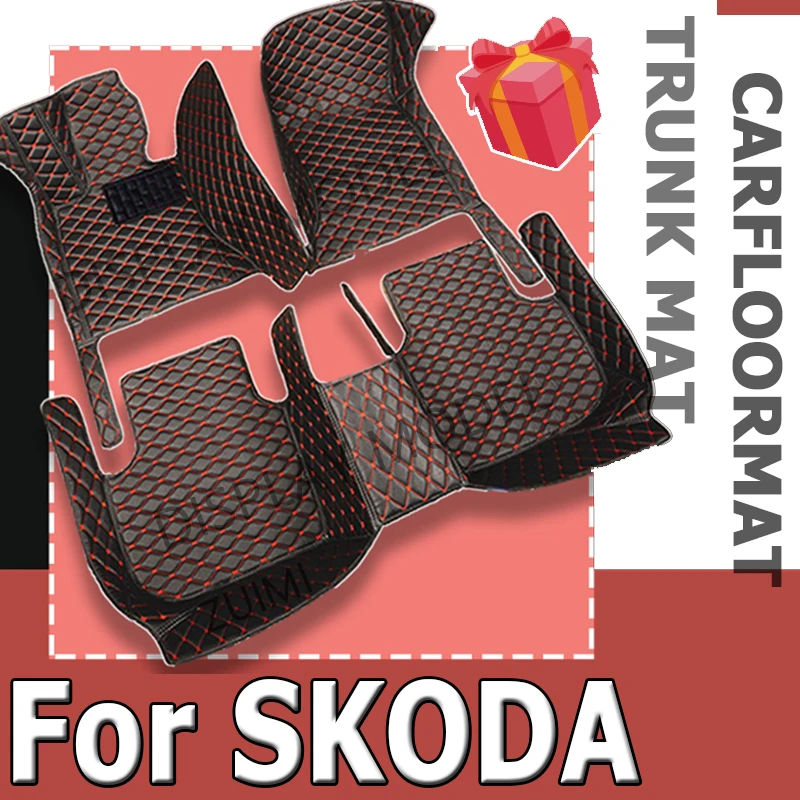 

Car Floor Mats For SKODA Superb Fabia Octavia Octavia A5 Octavia Wagon A7 Rapid Yeti Combi Kodiaq SCALA kamiq Car Accessories