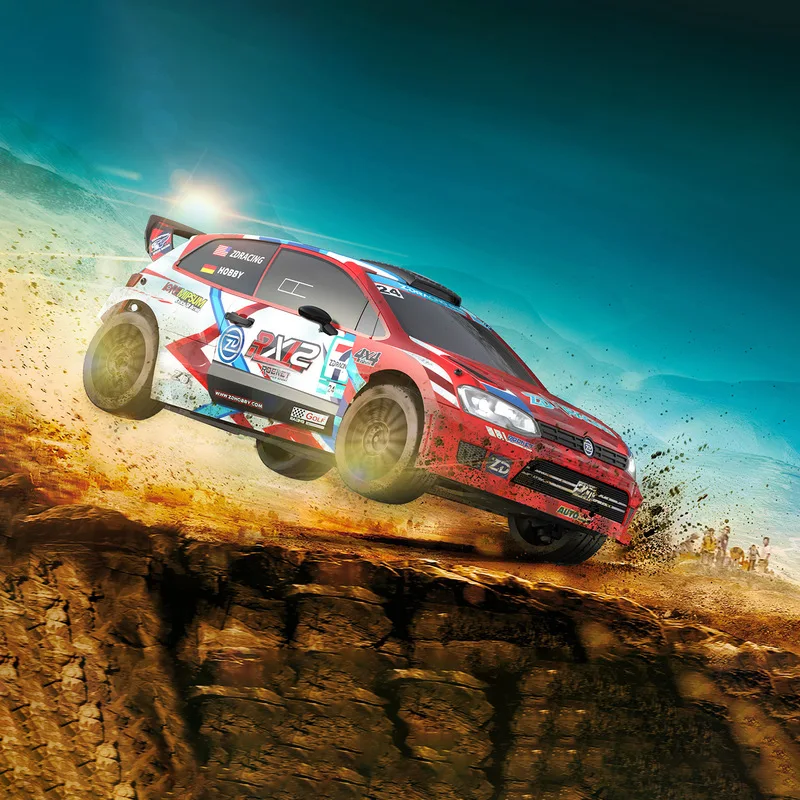 Neues Zd Racing Rx12 ferngesteuertes Auto 4wd bürstenloses Hochgeschwindigkeits-Renn-Geländewagen-Simulationsmodell Spielzeug Weihnachtsgeschenk