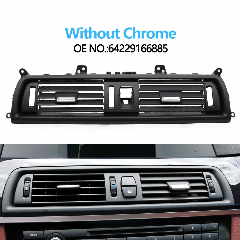 Auto Centrale Airconditioning Ac Vent Grille Paneel Voor Bmw 5 Serie F10 F11 520i 523i 525i 528i 535i 64229166885,64229209136
