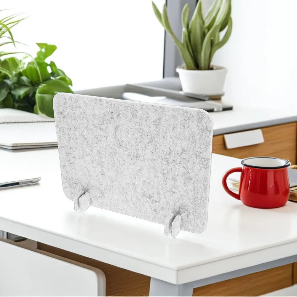 2Pcs Felt Desk Divider Panel Privacy Screen Noise Reduction for Office Student Desk Freestanding Partition Student Table Panels