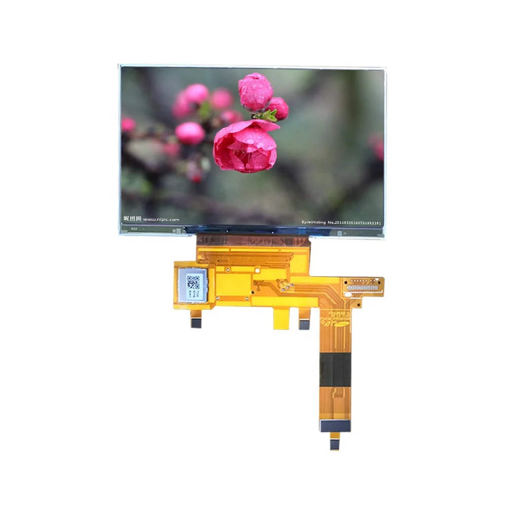 5 Inch 960*544 5'' Resolution AMOLED Display  D53E6EA8966 Drive IC SPI 3 Lane+MIPI DSI 2 lane 4 Pieces