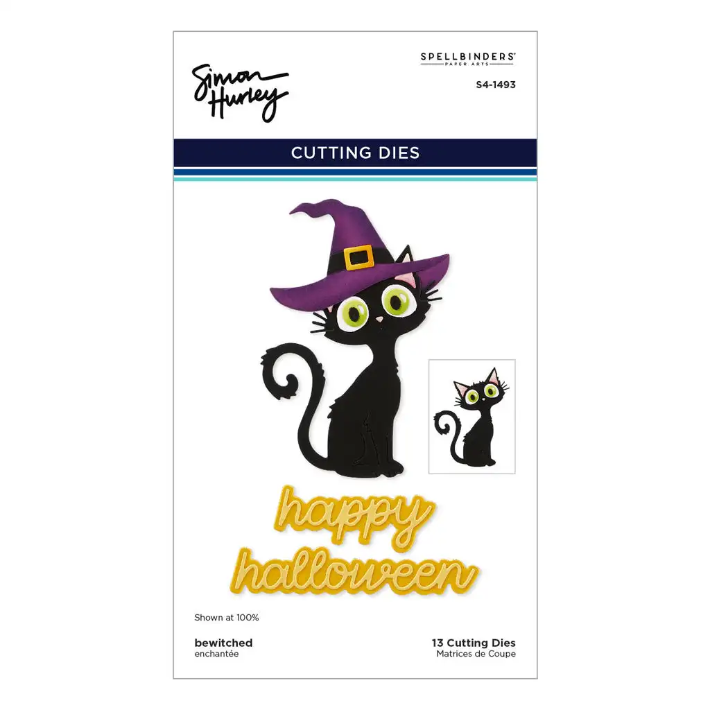 

Halloween Bewitched Cat Die Metal Cutting Dies for DIY Making Card Scrapbook Embossed Paper Album Craft Supplies Template 2025