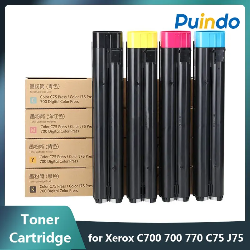 

Original CT202101 CT202102 CT202103 CT202104 Toner Cartridge for Xerox C700 700 770 C75 J75 5151 7171 Asia Pacific Version