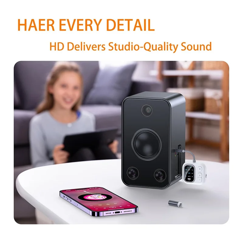 M13kbluetooth 5.3 Audio Adapter, 2 In 1 Wireless Audio Transmitter Receiver AUX RX/TX For Car Home Airplane Airline Travel