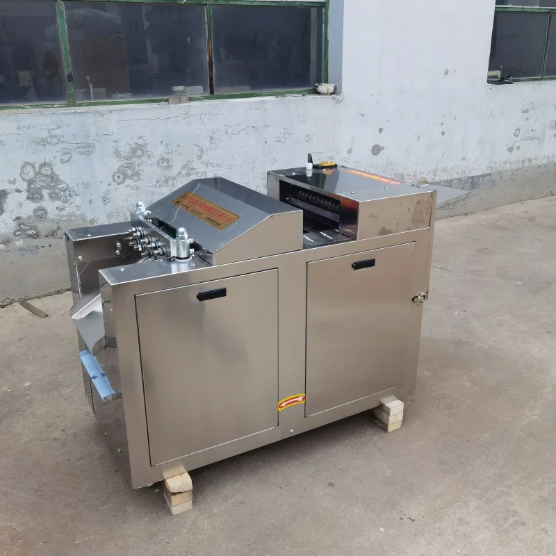 آلة قطع الدجاج ولحم البقر الأوتوماتيكية الجديدة معدات معالجة قطع الماعز المجمد #5