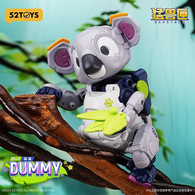 

52toys Koala Figure Beastbox Figurine Animal Metamorphic Toys Pvc Models Mini Toys Collectible Doll Decora Gifts