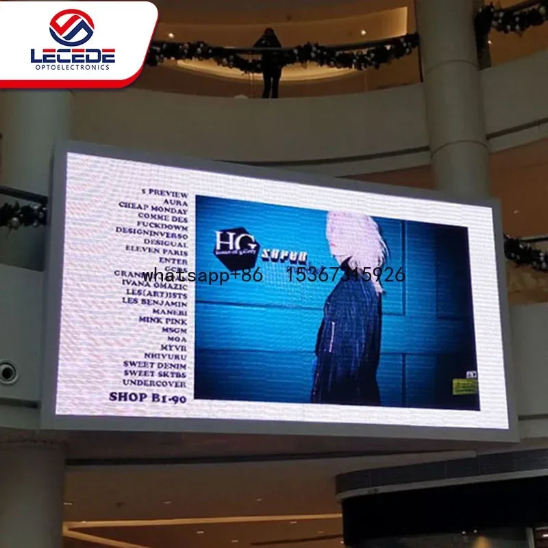 1 indoor outdoor HD High light signage display advertising