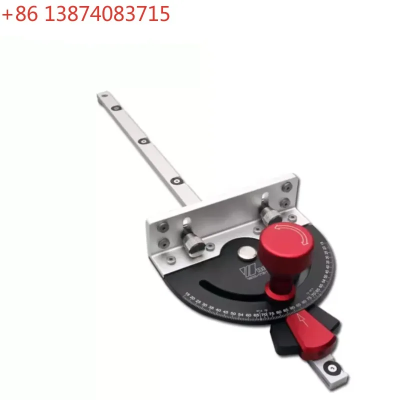 Premium WX-TB178 Miter Gauge, Scalable Aluminium Box Joint Jig