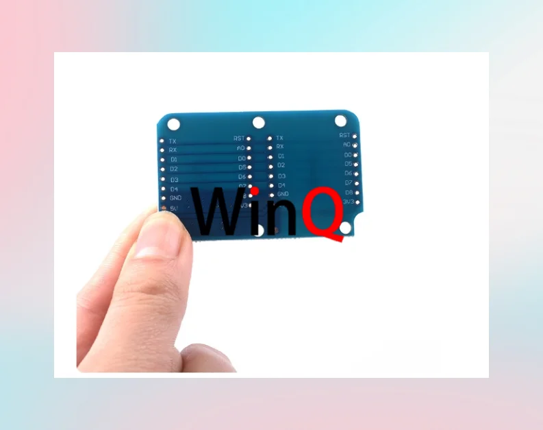 D1 Mini WIFI IoT Development Board لوح مهايئ 1-to-2 قاعدة مزدوجة لـ D1