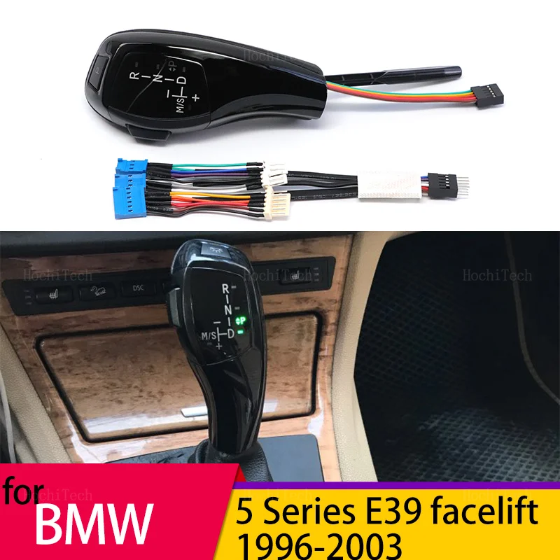 

LED Handles Gear Shift Knob Lever Stick Head For BMW 5 Series E39 520i 523i 525i 528i 530i 535i Facelift 1996-2003