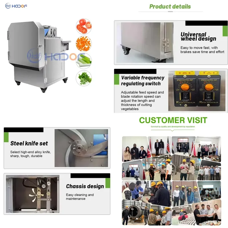 2026 Commercial Multi-Functional Vegetable Cutter Fruit & Vegetable Slicing & Dicing Machine Potato Radish Other Fruits