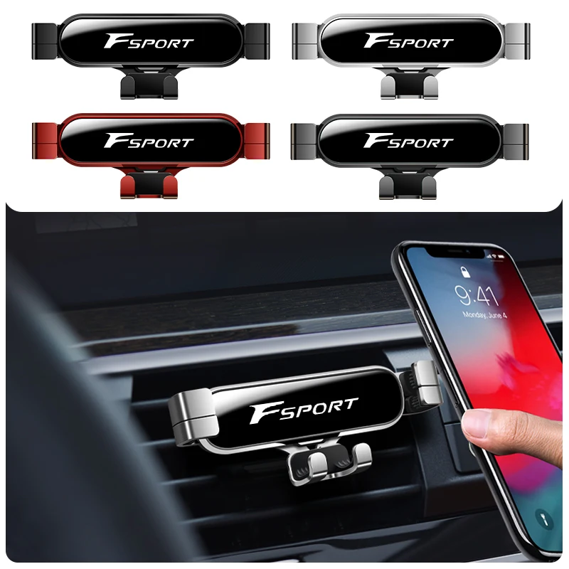 Car Gravity Cell Phone Holder Accessories For Lexus Fsports CT200h ES250 ES300h IS250 IS200 GS300 GS460 GX470 LS400 LX470 RC350