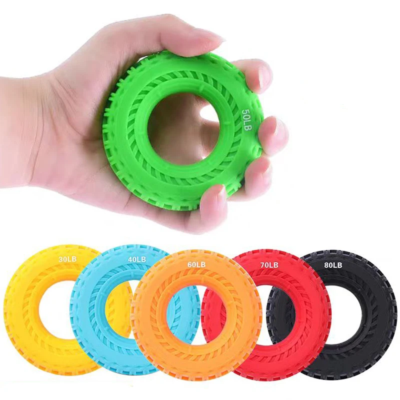 

Finger Exerciser & Hand Strengthener Grip Trainer Silicone Rings Rehabilitation Stress Relief Occupational Therapy Gifts