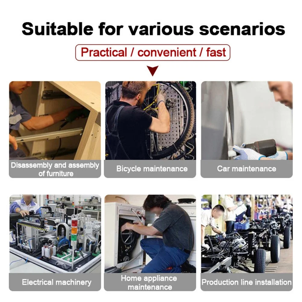 9pcs Magnetic Screwdriver Set With Non-Slip Grip Cross Screwdriver For Home Maintenance Automotive Repair